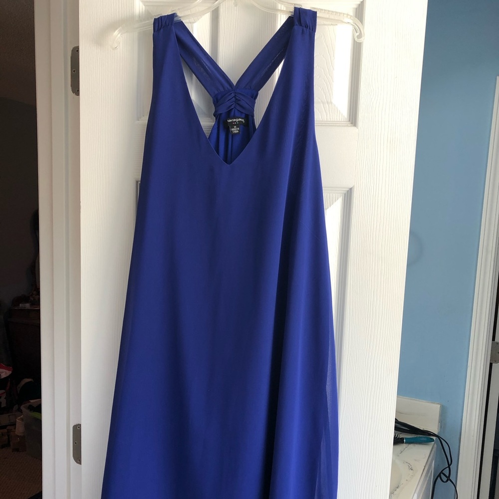 Blue dress